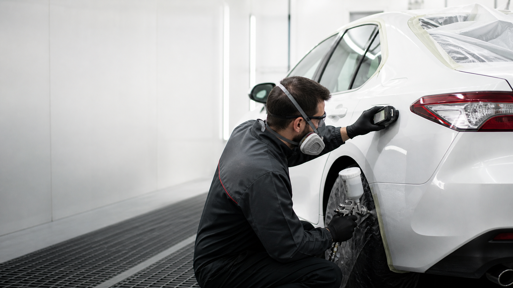 Paint Repair service in a workshop near Meydan, Dubai