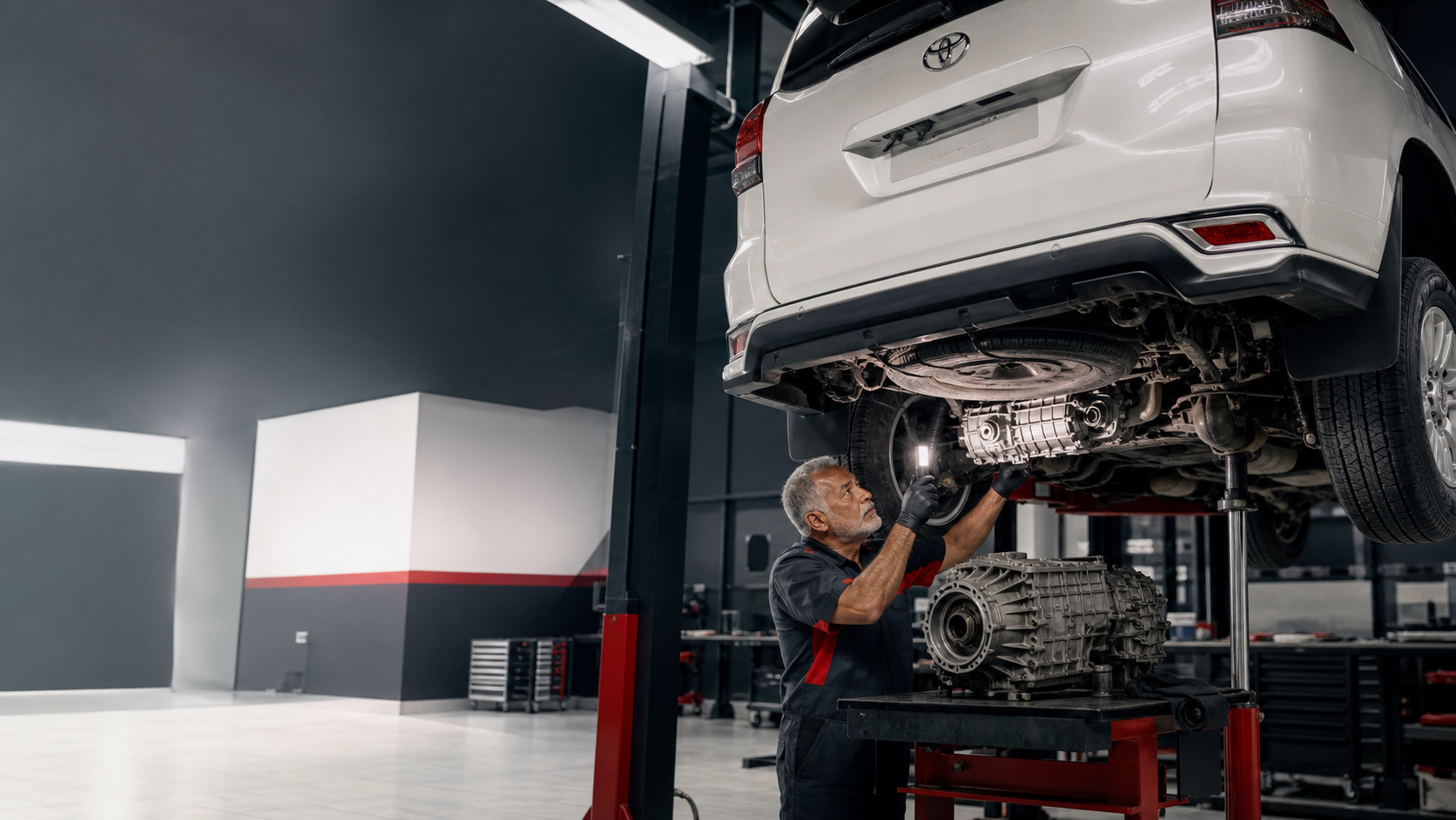Gearbox Repair service in a workshop near Meydan, Dubai